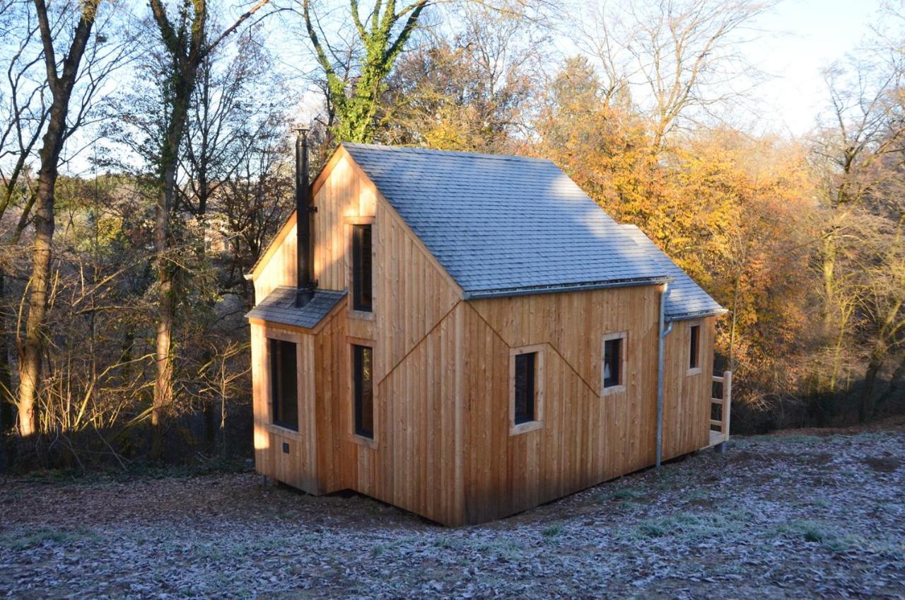 Les Cabanes Des Pierreux Hotell Gesves Exteriör bild